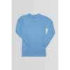 Maillots de corps Ysabel Mora T-shirt chaud manches longues col semi-cygne Bleu
