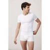 Boxers Ysabel Mora Maillot de corps thermique blanc &agrave; manches courtes Blanc