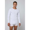 Maillots de corps Ysabel Mora T-shirt blanc &agrave; manches longues en coton chaud Blanc