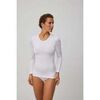Maillots de corps Ysabel Mora Maillot de corps &agrave; manches longues Blanc