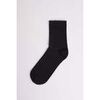 Chaussettes Ysabel Mora Chaussettes basiques sans revers fil d'Ecosse noir