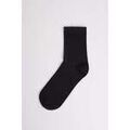 Chaussettes sur Grenoble : Chaussettes Ysabel Mora Chaussettes basiques sans revers fil d'Ecosse noir