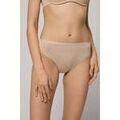 Slips Ysabel Mora Lot de 2 culottes midi basiques nude Beige