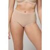 Slips Ysabel Mora Lot de 2 culottes hautes basiques nude Beige