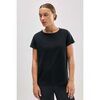 T-shirt Ysabel Mora T-shirt basique en coton noir style sport