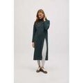 Robes sur Grenoble : Robe Ysabel Mora Pull maxi vert bouteille chaud avec fente