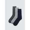 Chaussettes Ysabel Mora Lot de 3 chaussettes thermiques de couleur neutre