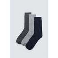 Chaussettes sur Grenoble : Chaussettes Ysabel Mora Lot de 3 chaussettes thermiques de couleur neutre