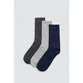 Chaussettes sur Grenoble : Chaussettes Ysabel Mora Lot de 3 chaussettes chaudes en bambou aux tons fonc&eacute;s Multicolore