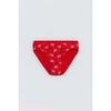 Slips Ysabel Mora Culotte &agrave; imprim&eacute; jeune de No&euml;l Rouge