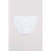 Slips Ysabel Mora Culotte mini adapt aux finitions blanches invisibles Blanc