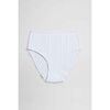 Slips Ysabel Mora Culotte haute c&ocirc;tel&eacute;e blanche Blanc