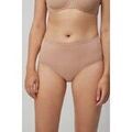 Slips Ysabel Mora Culotte haute en coton nude Beige