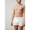 Cale&ccedil;ons Ysabel Mora Boxer blanc avec ouverture Blanc