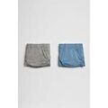 Slips Ysabel Mora Lot de 2 slips gar&ccedil;on en coton bleu et gris Multicolore