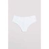 Culottes & slips Ysabel Mora String haut contr&ocirc;le aux finitions blanches invisibles Blanc