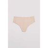 Slips Ysabel Mora String haut contr&ocirc;le aux finitions nude invisibles Beige