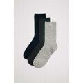 Chaussettes sur Grenoble : Chaussettes Ysabel Mora Lot de 3 chaussettes basiques femme assorties sans revers