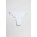 Culottes & autres bas
sur Grenoble : Slips Ysabel Mora Culotte br&eacute;silienne en coton blanc Blanc