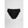 Slips Ysabel Mora Culotte midi c&ocirc;tel&eacute;e noire Noir