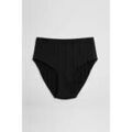 Slips Ysabel Mora Culotte haute c&ocirc;tel&eacute;e noire Noir