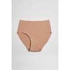 Slips Ysabel Mora Culotte haute c&ocirc;tel&eacute;e nude Marron