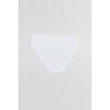 Slips Ysabel Mora Culotte haute en coton noir Blanc
