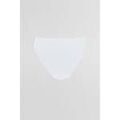 Slips Ysabel Mora Culotte haute en coton noir Blanc Grenoble