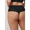 Strings Ysabel Mora String taille haute en microfibre noir Noir