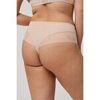 Strings Ysabel Mora String taille haute en microfibre nude Beige