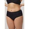 Slips Ysabel Mora Culotte haute avec tulle noir Noir