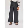 Pantalons enfants sur Grenoble : Pantalon enfant Ysabel Mora Pantalon large fille effet cuir noir