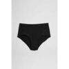 Slips Ysabel Mora Culotte haute lingerie blanche Noir