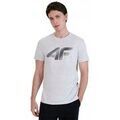 T-shirt 4F KOSZULKA4FM2257chodnyjasnyszarymelan
