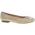 Chaussures d&eacute;contract&eacute;es femme sur Grenoble : Ballerines Marco Tozzi 22211346424 Dor&eacute;