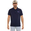Polo Von Dutch Polo homme maille piqu&eacute;e avec broderie East Bleu