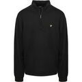 Sweat-shirt Lyle & Scott Lyle Scott Plussize Sweat Half Zip Pull Noir