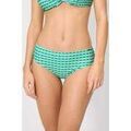 Maillots de bain sur Grenoble : Maillots de bain Ysabel Mora Culotte de bikini midi &agrave; imprim&eacute; g&eacute;om&eacute;trique vert Vert