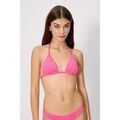 Maillots de bain sur Grenoble : Maillots de bain Ysabel Mora Haut de bikini triangle rose textur&eacute;, bonnet B Rose