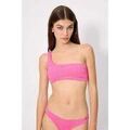 Maillots de bain sur Grenoble : Maillots de bain Ysabel Mora Haut de bikini asym&eacute;trique &agrave; texture rose, bonnet B Rose