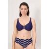 Maillots de bain Ysabel Mora Haut de bikini bleu marine avec fermeture &agrave; agrafes, bonnet D Marine