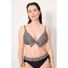 Maillots de bain Ysabel Mora Haut de bikini imprim&eacute; minimisant &agrave; paillettes, bonnet D Multicolore