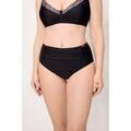 Maillots de bain sur Grenoble : Maillots de bain Ysabel Mora Bas de bikini taille haute amincissant &agrave; paillettes noires Noir