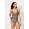 Maillots de bain sur Grenoble : Maillots de bain Ysabel Mora Haut de tankini amincissant imprim&eacute; &agrave; paillettes, bonnet C Multicolore
