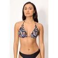 Maillots de bain sur Grenoble : Maillots de bain Ysabel Mora Haut de bikini triangle push-up imprim&eacute;, bonnet B Multicolore