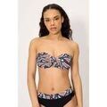 Maillots de bain sur Grenoble : Maillots de bain Ysabel Mora Haut de bikini bandeau imprim&eacute;, bonnets C et D Multicolore