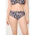 Maillots de bain sur Grenoble : Maillots de bain Ysabel Mora Culotte de bikini amincissante imprim&eacute;e &agrave; taille haute Multicolore