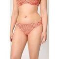 Maillots de bain sur Grenoble : Maillots de bain Ysabel Mora Culotte de bikini en micropiqu&eacute; imprim&eacute; corail Multicolore
