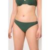 Maillots de bain Ysabel Mora Culotte de bikini en micropiqu&eacute; vert bouteille Vert