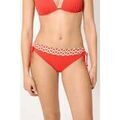 Maillots de bain sur Grenoble : Maillots de bain Ysabel Mora Culotte de bikini midi en micropiqu&eacute; imprim&eacute; corail Multicolore